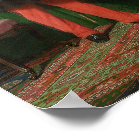 Napoleon III übergibt das Dekret Poster (Ecke)