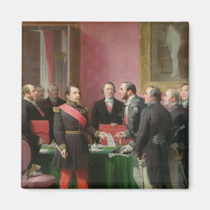 Napoleon III überreicht die Verordnung Magnet