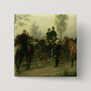Napoleon III und Bismarck Button