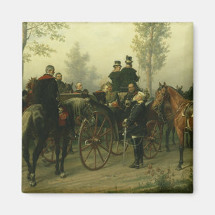 Napoleon III und Bismarck Magnet