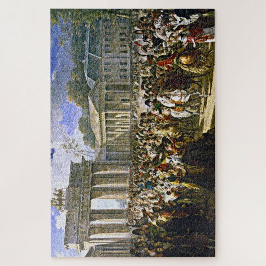 Napoleon in Berlin bei Brandenburger Tor 20x30 Puzzle (Vertikal)