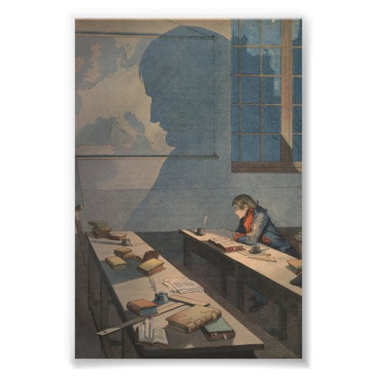 Napoleon in Brienne Fotodruck (Vorne)