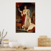 Napoleon in Coronation Robes, c.1804 Poster (Küche)
