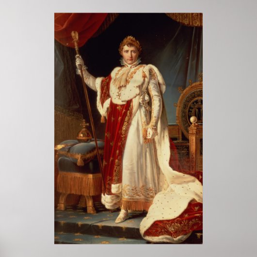 Napoleon in Coronation Robes, c.1804 Poster (Vorne)