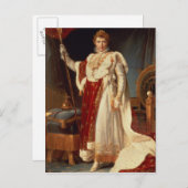 Napoleon in Coronation Robes, c.1804 Postkarte (Vorne/Hinten)