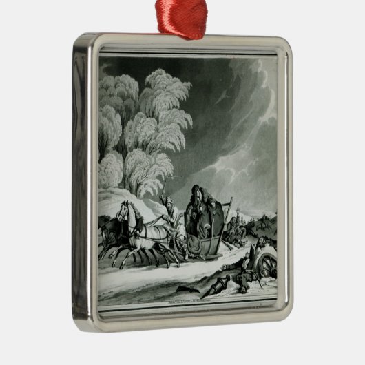 Napoleon in der Verkleidung Silbernes Ornament (Rechts)