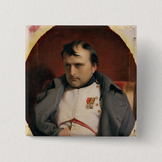 Napoleon in Fontainebleau, 1846 Button (Vorderseite)