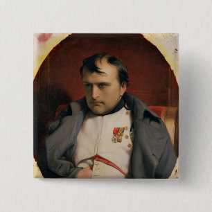 Napoleon in Fontainebleau, 1846 Button