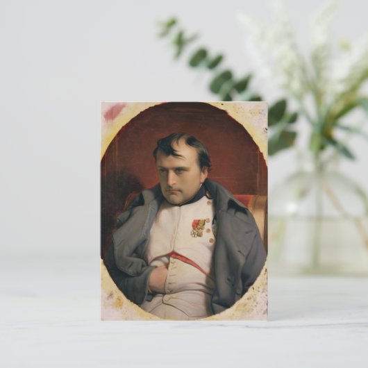 Napoleon in Fontainebleau, 1846 Postkarte (Stehend Vorderseite)