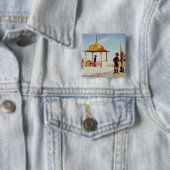 Napoleon in Kairo, 1798 Button (Beispiel)