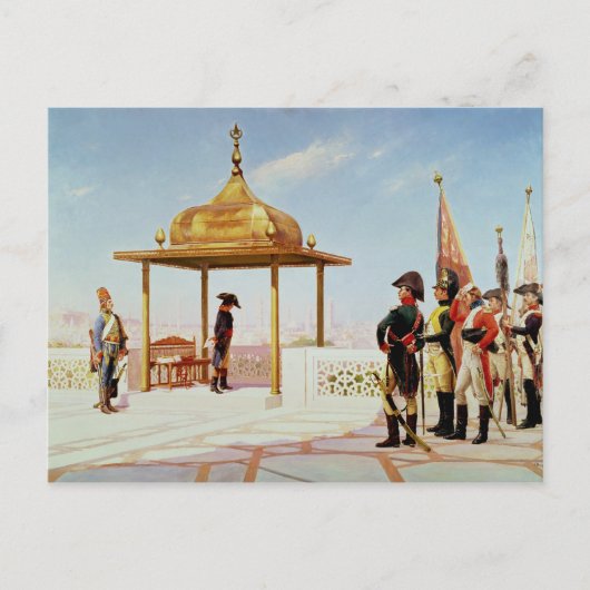 Napoleon in Kairo, 1798 Postkarte (Vorderseite)