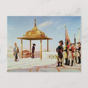 Napoleon in Kairo, 1798 Postkarte