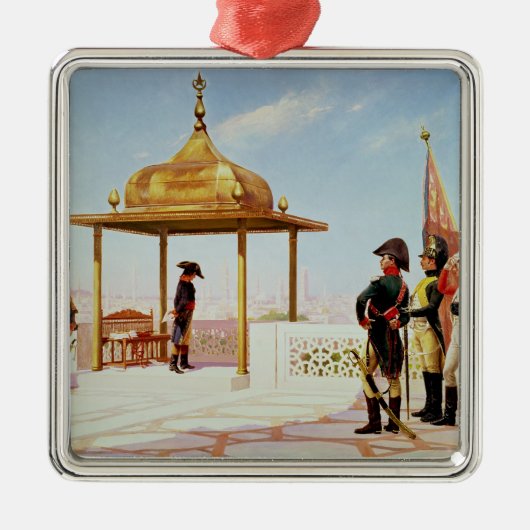 Napoleon in Kairo, 1798 Silbernes Ornament (Vorne)