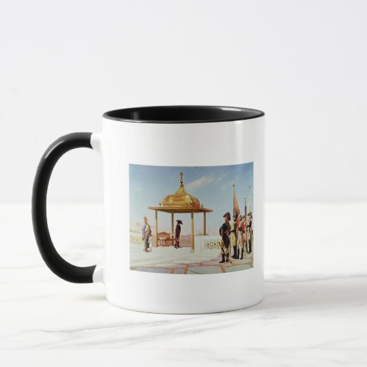 Napoleon in Kairo, 1798 Tasse (Links)