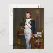Napoleon in seiner Studie Postkarte (Vorne/Hinten)