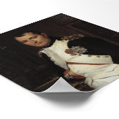 Napoleon in seiner Studie von Jacques Louis David Poster (Ecke)