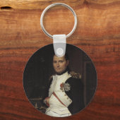 Napoleon in seiner Studie von Jacques Louis David Schlüsselanhänger (Vorderseite)