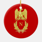 Napoleon in seiner Untersuchung über Verzierung Keramikornament (Hinten)