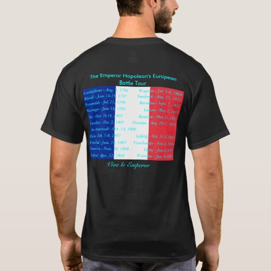 Napoleon-Kampf-Ausflugtasche T-Shirt (Rückseite)