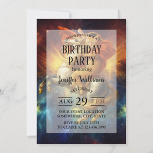 Napoleon Katze reitet auf einem Pferd durch die Ga Einladung