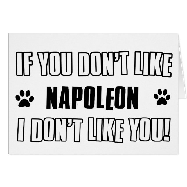 Napoleon-Katzenentwurf (Vorderseite (Horizontal))