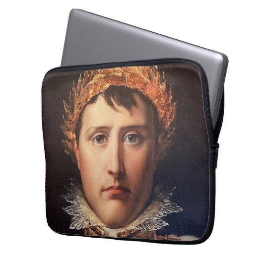 Napoleon Laurel-Wreath Crowned Electronics Bag Laptopschutzhülle (Vorderseite Links)