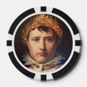 Napoleon Laurel-Wreath Crowned Hero Poker Chips (Vorderseite)