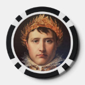 Napoleon Laurel-Wreath Crowned Hero Poker Chips (Rückseite)