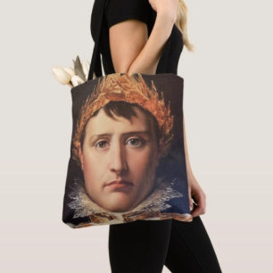 Napoleon Lorbeerkranz gekrönter Held Tasche