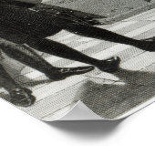 Napoleon Meditation vor dem Grab Poster (Ecke)