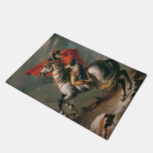 Napoleon mit Pferd, Schlacht am Sankt Bernhardpass Fußmatte