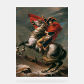 Napoleon mit Pferd, Schlacht am St. Bernard-Pass Acrylschild (Vorderseite)
