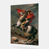 Napoleon mit Pferd, Schlacht am St. Bernard-Pass Acrylschild (Winkel)