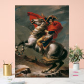 Napoleon mit Pferd, Schlacht am St. Bernard-Pass Acrylschild (Hochzeit)
