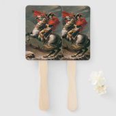 Napoleon mit Pferd, Schlacht am St. Bernard-Pass Fächer (Vorne und Hinten)