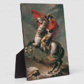 Napoleon mit Pferd, Schlacht am St. Bernard-Pass Fotoplatte (Seite)