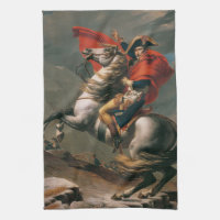 Napoleon mit Pferd, Schlacht am St. Bernard-Pass