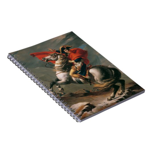 Napoleon mit Pferd, Schlacht am St. Bernard-Pass Notizblock (Rechte Seite)