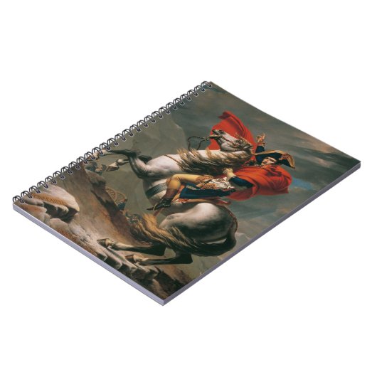 Napoleon mit Pferd, Schlacht am St. Bernard-Pass Notizblock (Linke Seite)