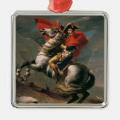 Napoleon mit Pferd, Schlacht am St. Bernard-Pass Ornament Aus Metall (Vorne)