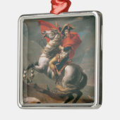 Napoleon mit Pferd, Schlacht am St. Bernard-Pass Ornament Aus Metall (Links)