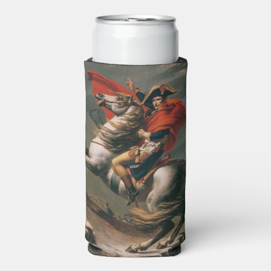 Napoleon mit Pferd, Schlacht am St. Bernard-Pass Selters Dosenkühler (Seltzer Vorderseite)