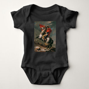 Napoleon mit Pferd, Schlacht am St. Bernhard Pass Baby Strampler
