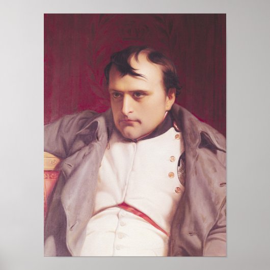 Napoleon nach seiner Abdankung Poster (Vorne)