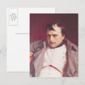 Napoleon nach seiner Abdankung Postkarte (Vorne/Hinten)