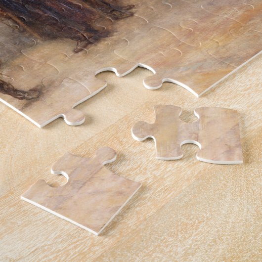 Napoleon nach Waterloo (Öl auf Leinwand) Puzzle (Seite)