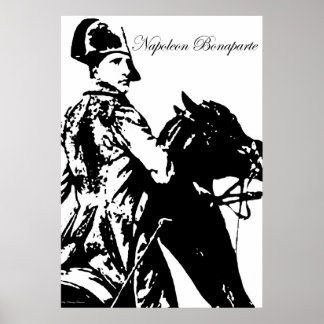 Napoleon on on Horseback Poster