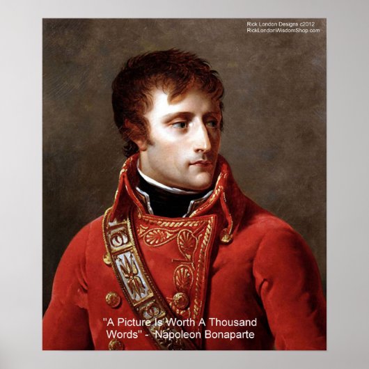 Napoleon "Picture Is Worth 1000 Words" Poster von (Vorne)
