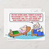 Napoleon-Psychiater Postkarte (Vorne/Hinten)