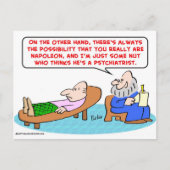 Napoleon-Psychiater Postkarte (Vorderseite)